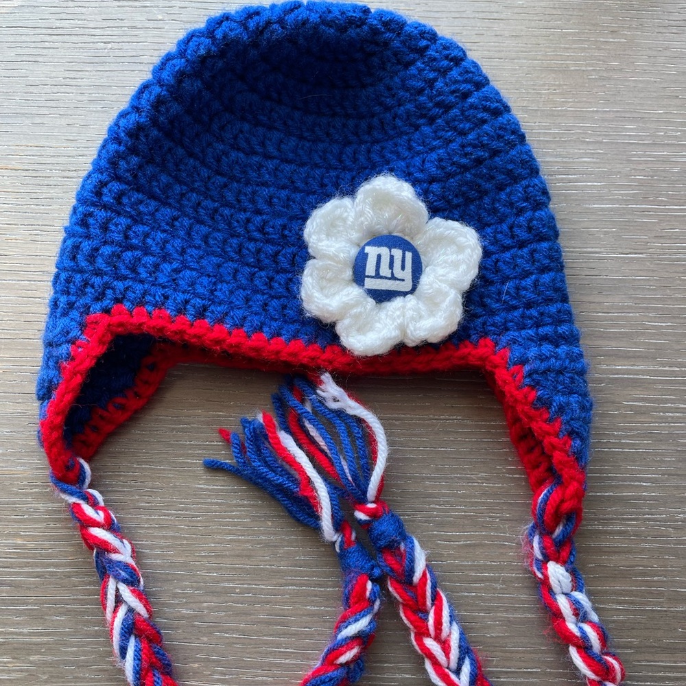 Ny giants baby knit warm hat beanie woolie